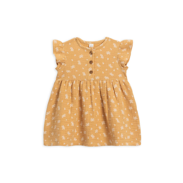 Gia Muslin Dress - Honeysuckle - HoneyBug 