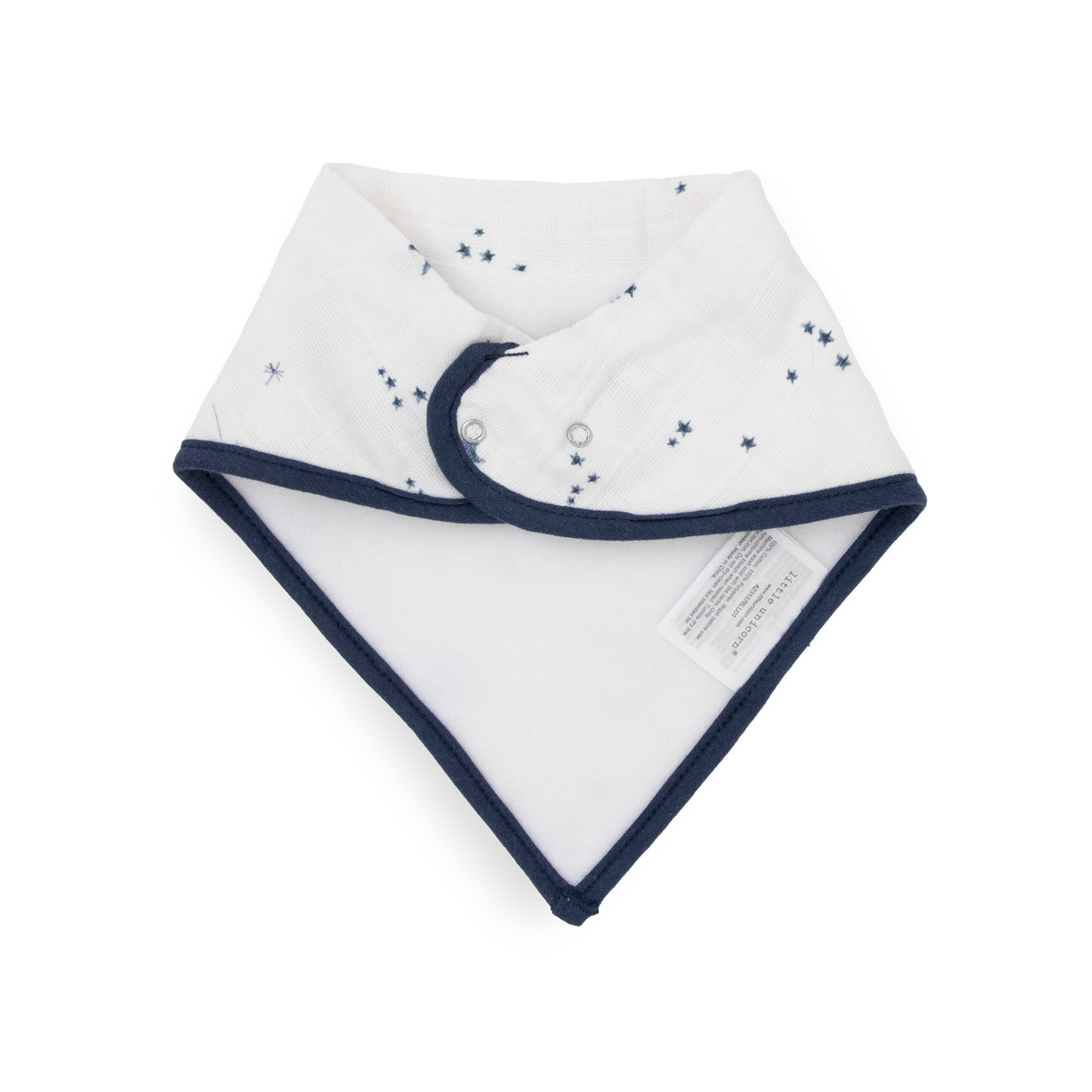 Cotton Muslin + Fleece Bandana Bib 4 Pack - Planetary