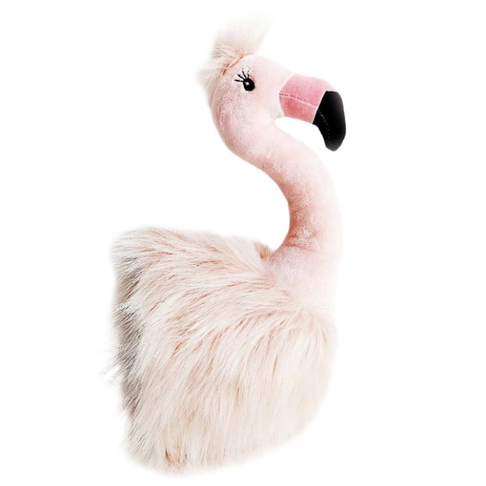 Plush Flamingo Wall Mount