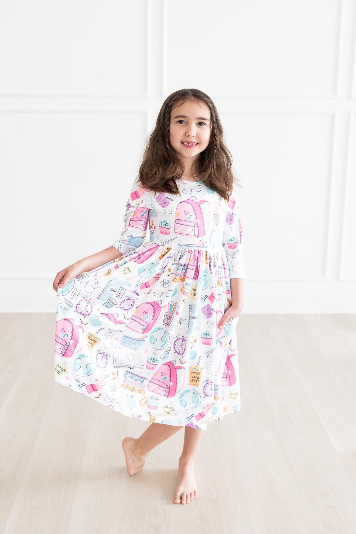 School is Cool Pocket Twirl Dress