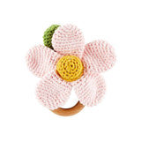 Pink Daisy Rattle - HoneyBug 