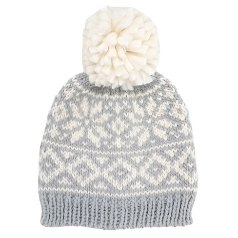 Davies Black Oversized Pom Beanie - Bee Seen Gear