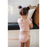 Pointelle Collection- Top + Bloomer - HoneyBug 