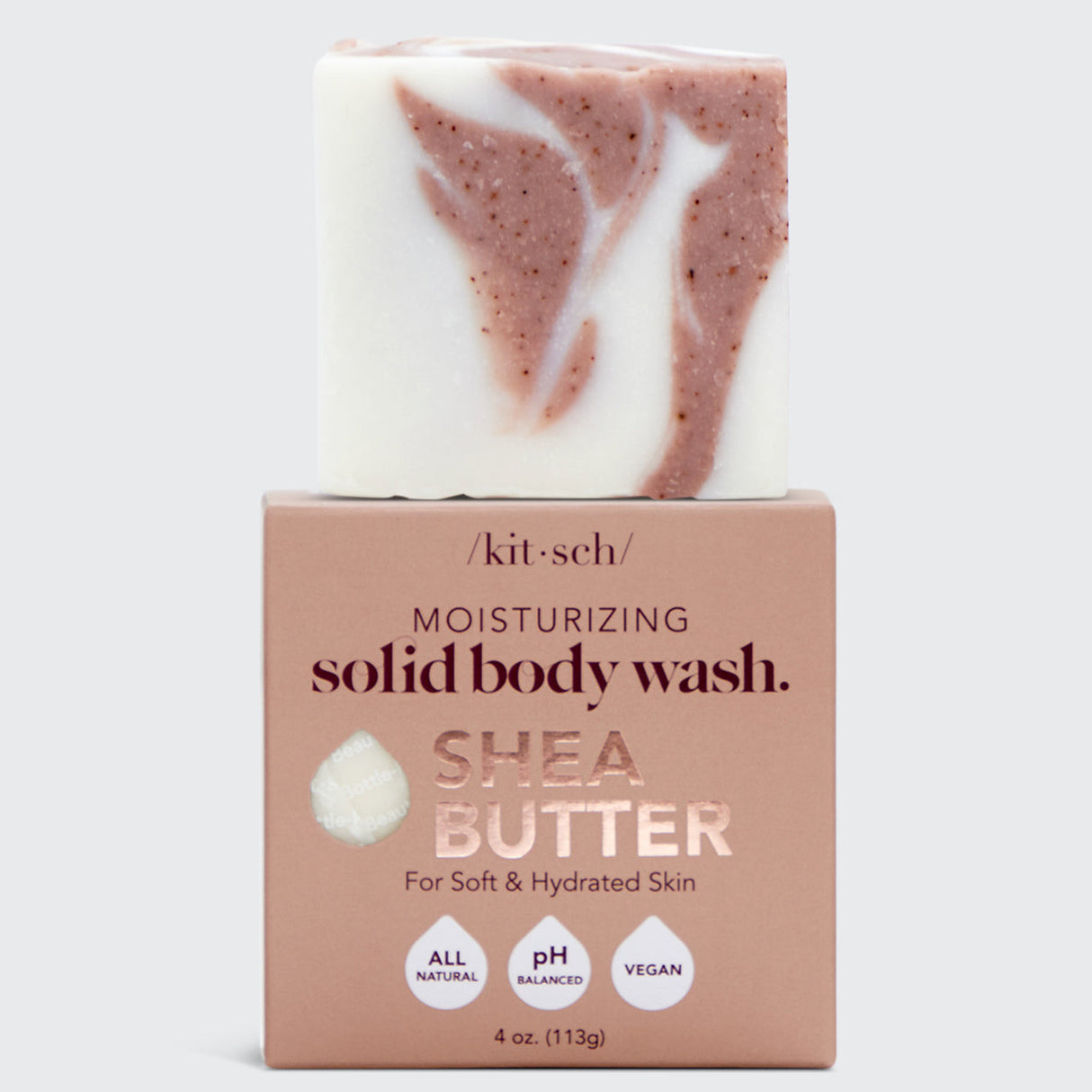 Shea Butter Solid Body Wash by KITSCH - HoneyBug 