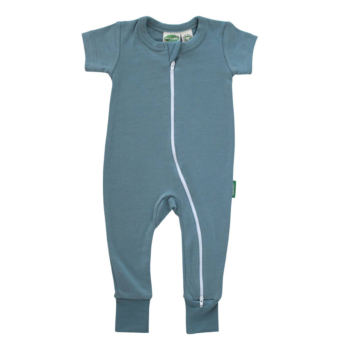 Essential Basics '2-Way' Zip Romper - Ocean - HoneyBug 