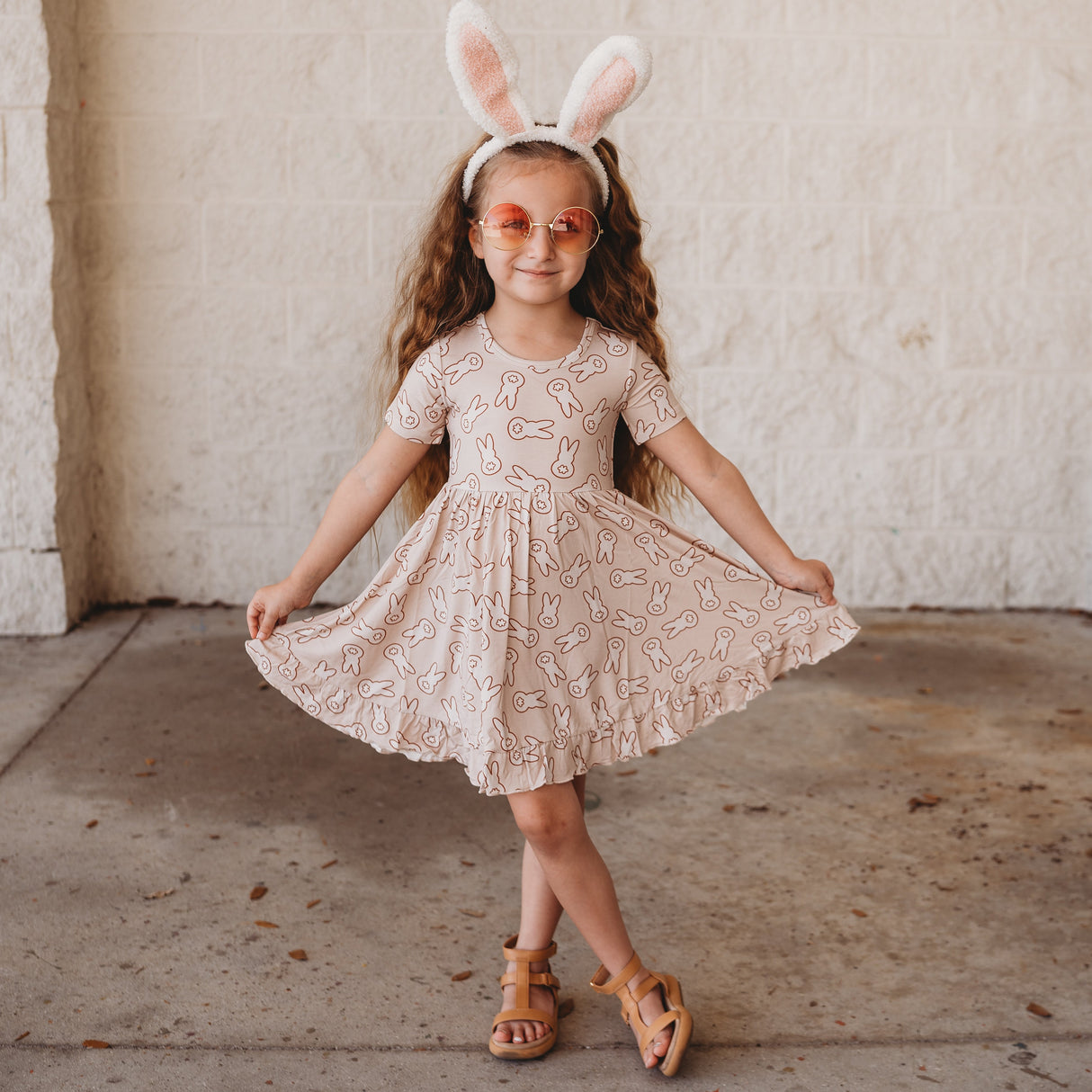 BUNNY TAILS DREAM RUFFLE DRESS