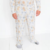 MEN'S PAJAMA SET- Snowflakes