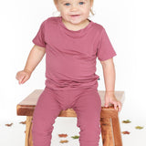 BAMBOO BASIC TEE- Mauve