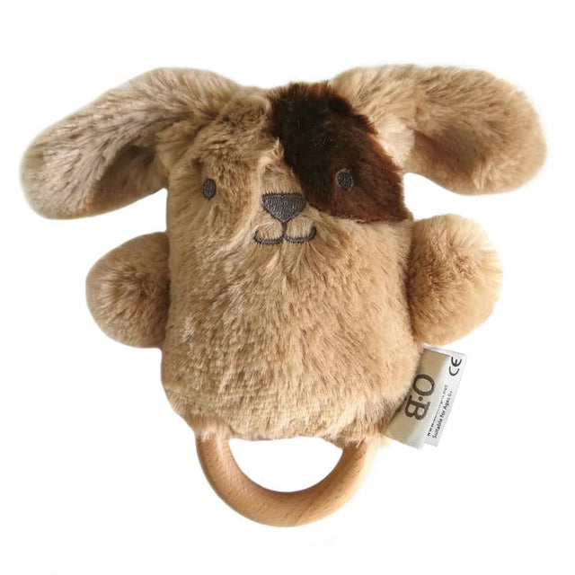 Soft Rattle Toy | Dave Dog - HoneyBug 