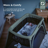 Travel crib and bed 3-in-1 Moov and Comfy - HoneyBug 