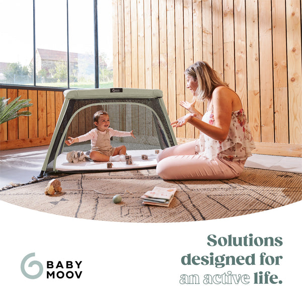 Travel crib and bed 3-in-1 Moov and Comfy - HoneyBug 