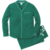 Men's Flannel Pajama Set in Forest Green