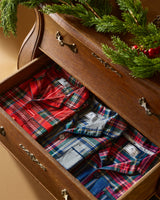 Men's Brushed Cotton Pajama Set in Windsor Tartan