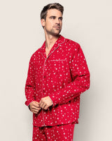 Men's Flannel Pajama Set in Starry Night