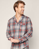 Men's Brushed Cotton Pajama Set in Westminster Tartan