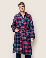 Men's Brushed Cotton Robe in Windsor Tartan