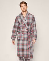 Men's Brushed Cotton Robe in Westminster Tartan