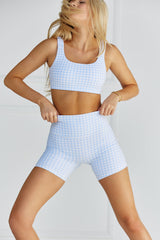 Astoria LUXE BALANCE Short - Blue Gingham