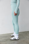 Astoria CONTOUR Ribbed Seamless Legging - Seafoam