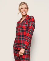 Women's Brushed Cotton Pajama Set in Imperial Tartan