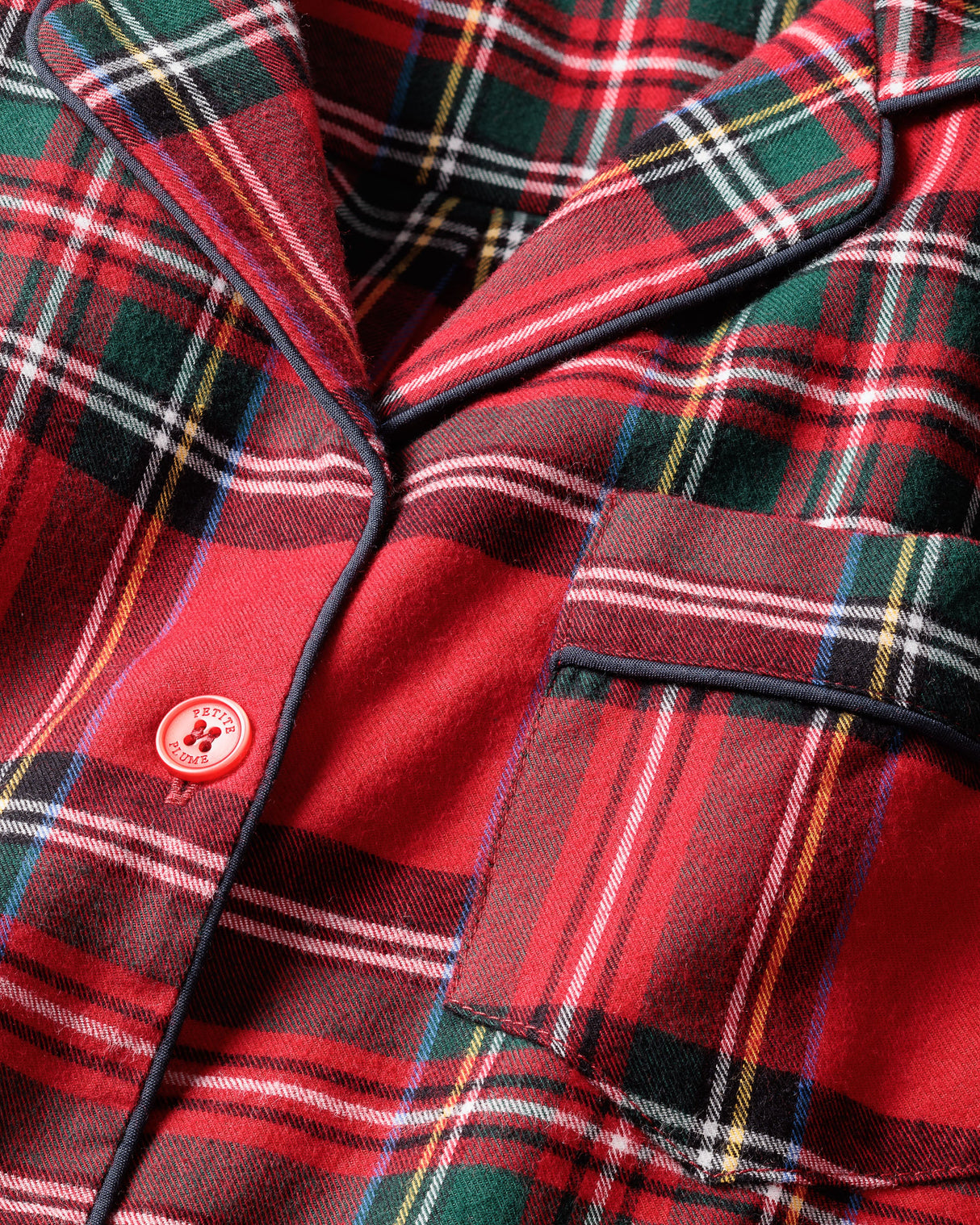 Women's Brushed Cotton Pajama Set in Imperial Tartan