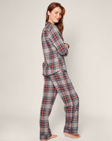 Women's Brushed Cotton Pajama Set in Westminster Tartan