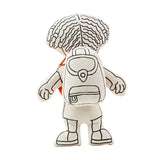 Kiboo Kids: Doll for coloring - Gender Neutral - Kid with Locks - HoneyBug 