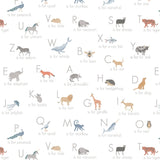 Animal Alphabet Oh So Soft Muslin Crib Sheet - HoneyBug 