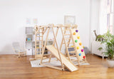 Chestnut - 8-in-1 Indoor Jungle Gym for Toddlers