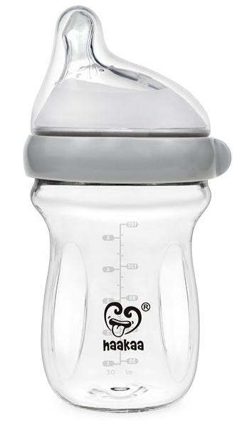 Haakaa Generation 3 Glass Baby Bottle 6 oz/160 ml, 1 PK