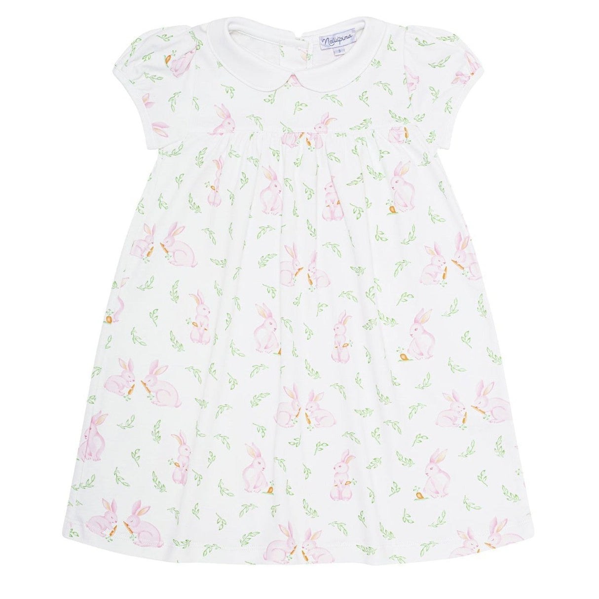 Pink Bunny Print Playtime Dress - HoneyBug 