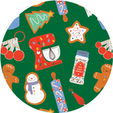 Baking Christmas Cheer Button-Down Kids Set