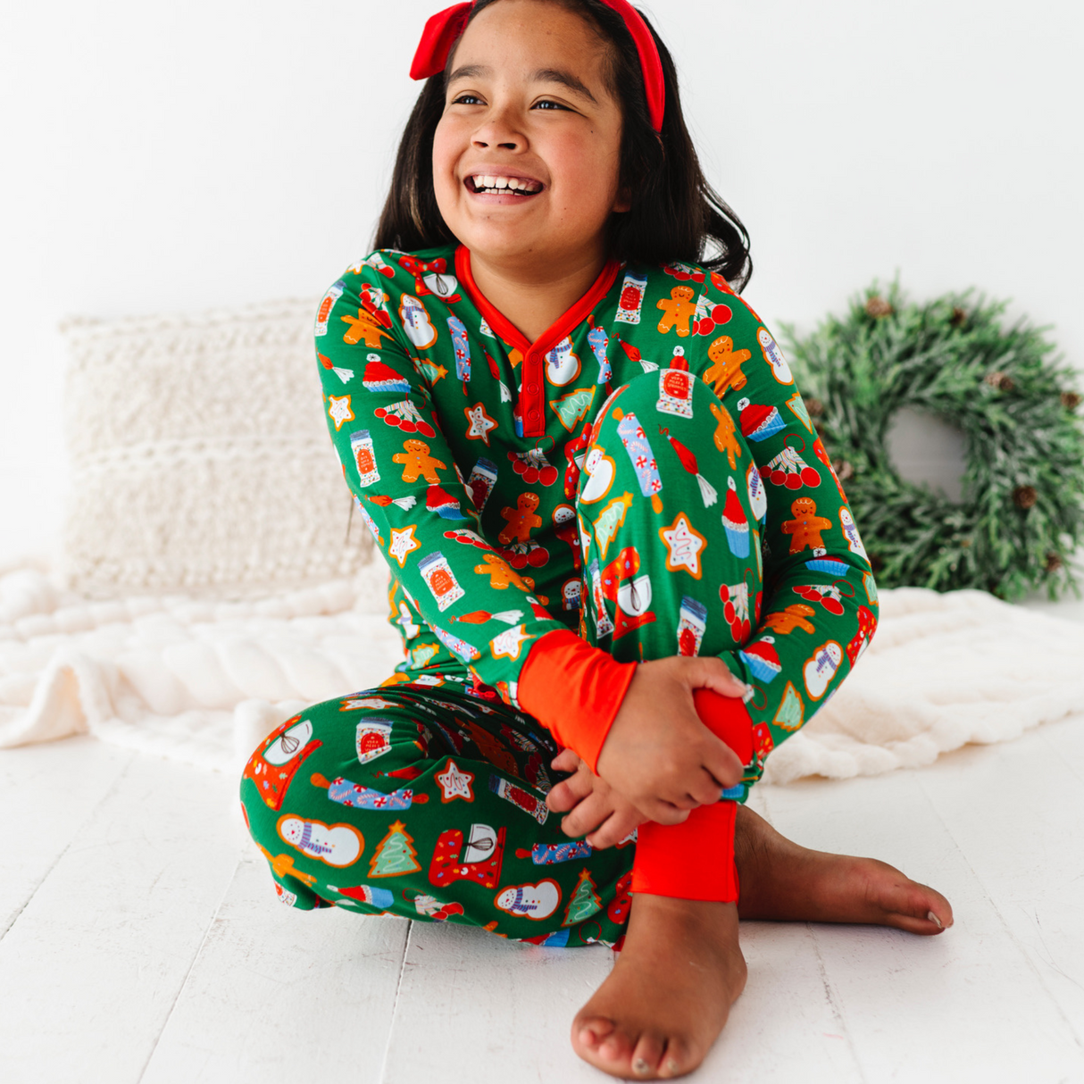 Baking Christmas Cheer Bigger Girl Pajama Set