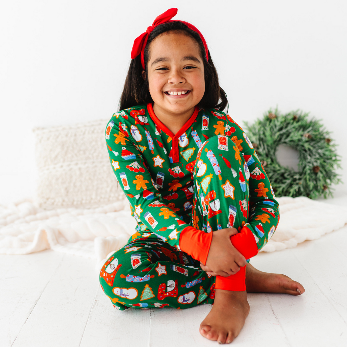 Baking Christmas Cheer Bigger Girl Pajama Set