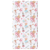 Fitted Crib Sheet - Ballerinas