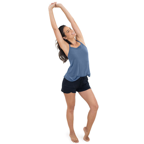 Bamboo Lounge Around Nursing & Maternity Tank | Slate Blue - HoneyBug 