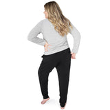 Bamboo Maternity & Postpartum Joggers | Black - HoneyBug 