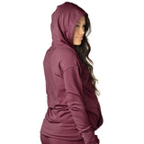 Bamboo Nursing Hoodie | Fig - HoneyBug 