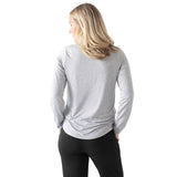 Bamboo Nursing & Maternity Long Sleeve T-shirt | Grey Heather - HoneyBug 