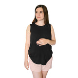 Bamboo Nursing & Maternity Tank | Black - HoneyBug 