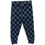 BAMBOO RIB LEGGINGS- Grey Check