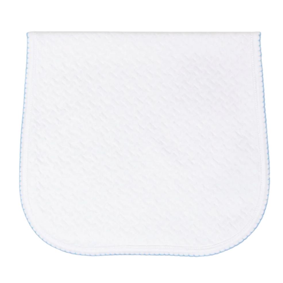 Basket Weave Baby Burp Cloth