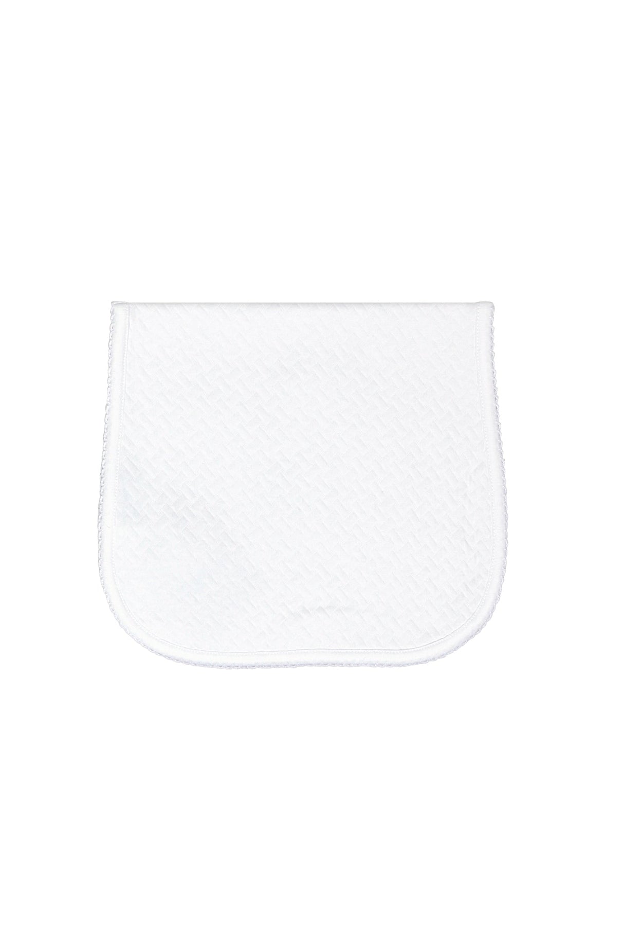 Basket Weave Baby Burp Cloth