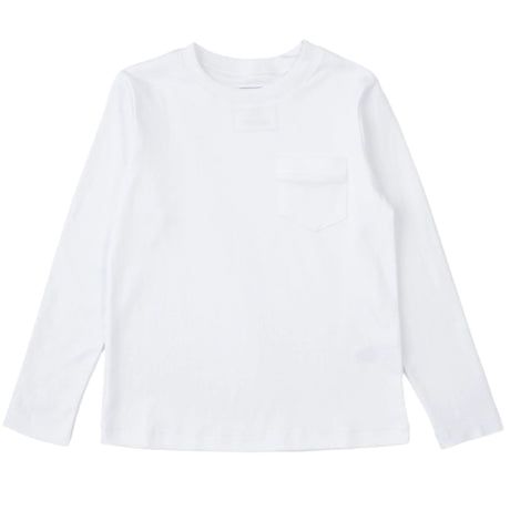 Blake Boys' Longsleeve Pocket T-shirt - White - HoneyBug 