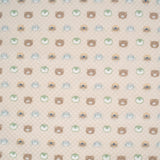 Sealy Baby Printed Knit Blanket - Beige Animal Faces