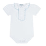 Ruffle Short Sleeve Onesie - HoneyBug 