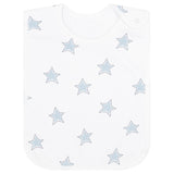 Blue Stars Print Feeding Bib