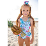 Mint Shell One Piece Swimsuit - HoneyBug 