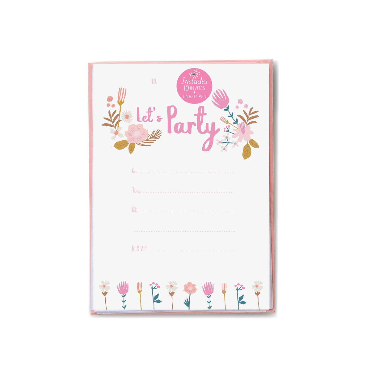 Garden Birthday Party Invitations