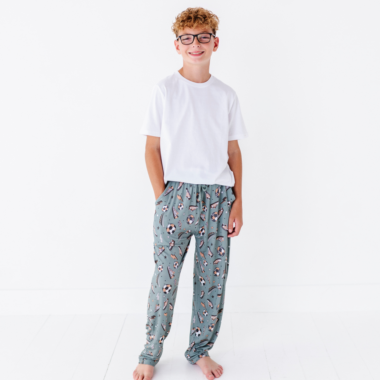 Goal Hard or Go Home Lounge Pants - Bigger Kids